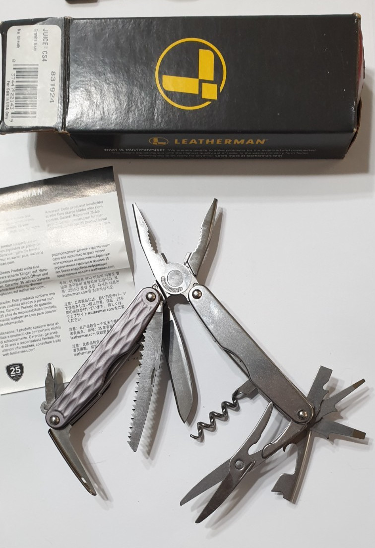 🔥🔥🔥 Leatherman Juice CS4 Gray Rare Retired Multi Tool Collectable New In Box