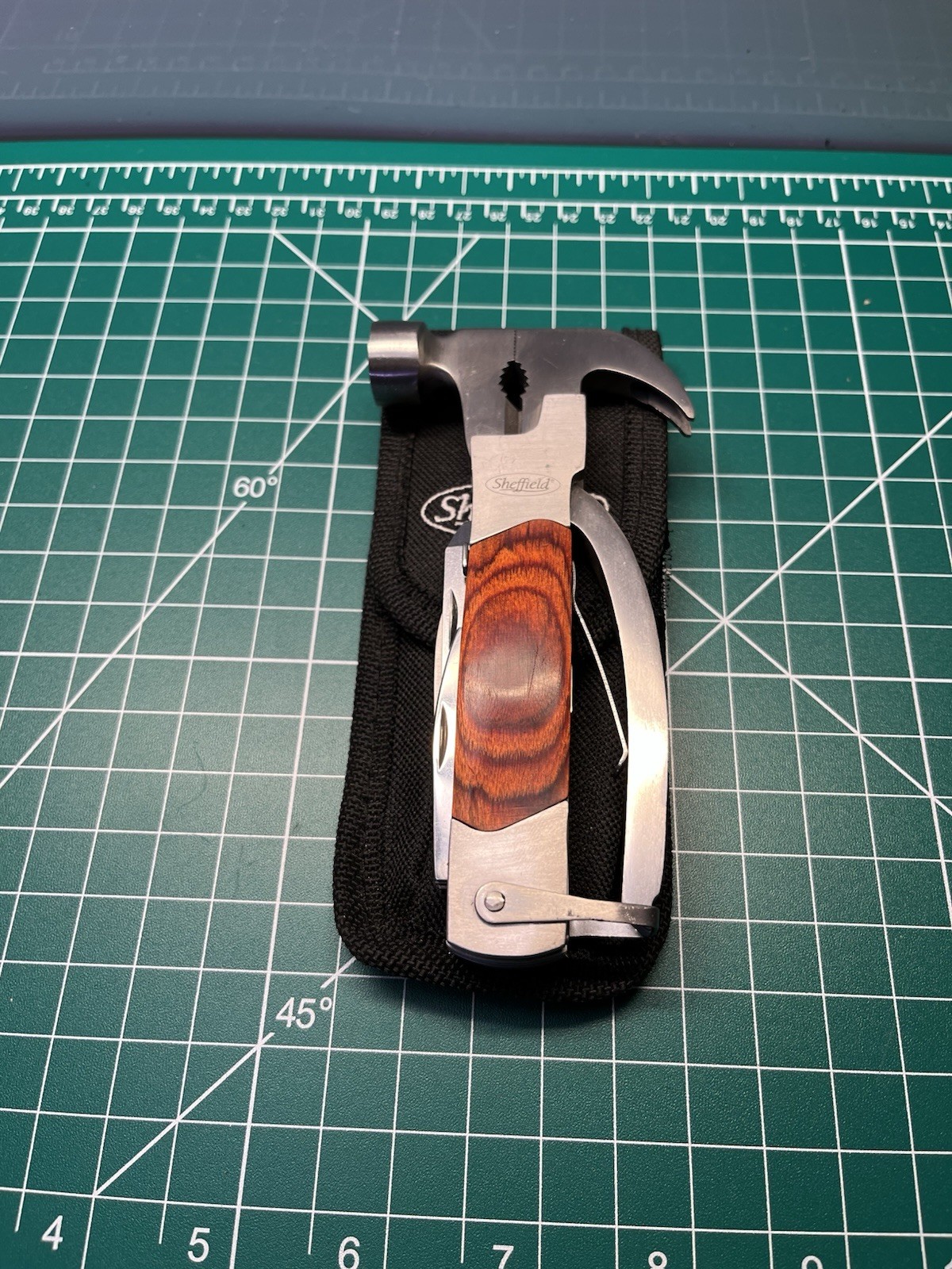 Sheffield Multi Tool Pocket Knife Cutters Saw Hammer File Pliers Camping