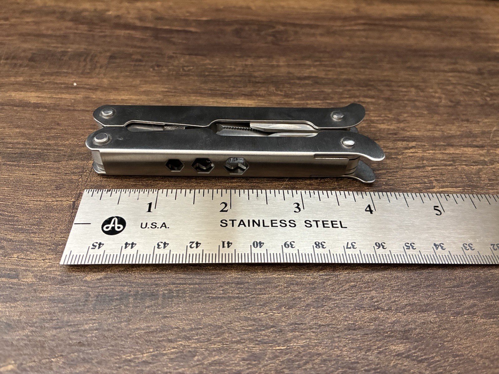Unbranded Multi -Tool Stainless With Sheath Lot Of 2