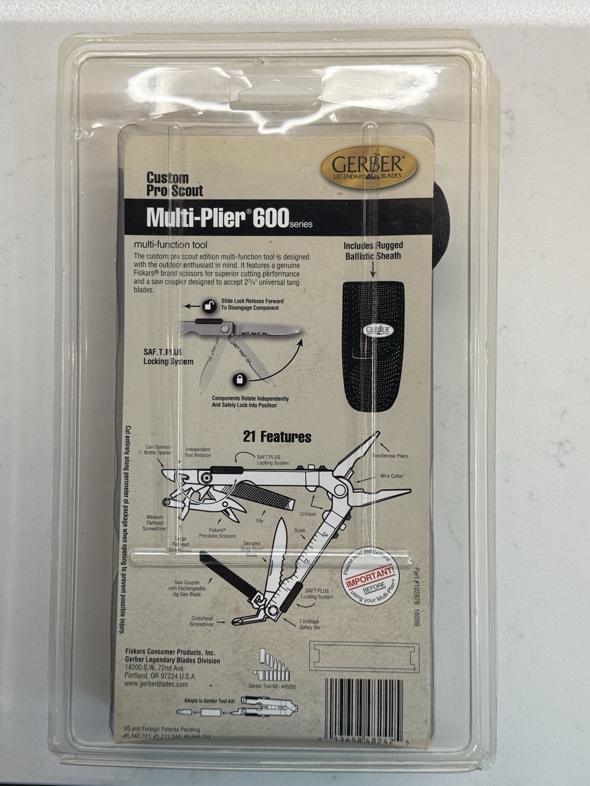 Gerber Custom Pro Scout GREEN Multi Plier 600 w/Sheath. US Made Limited Edition