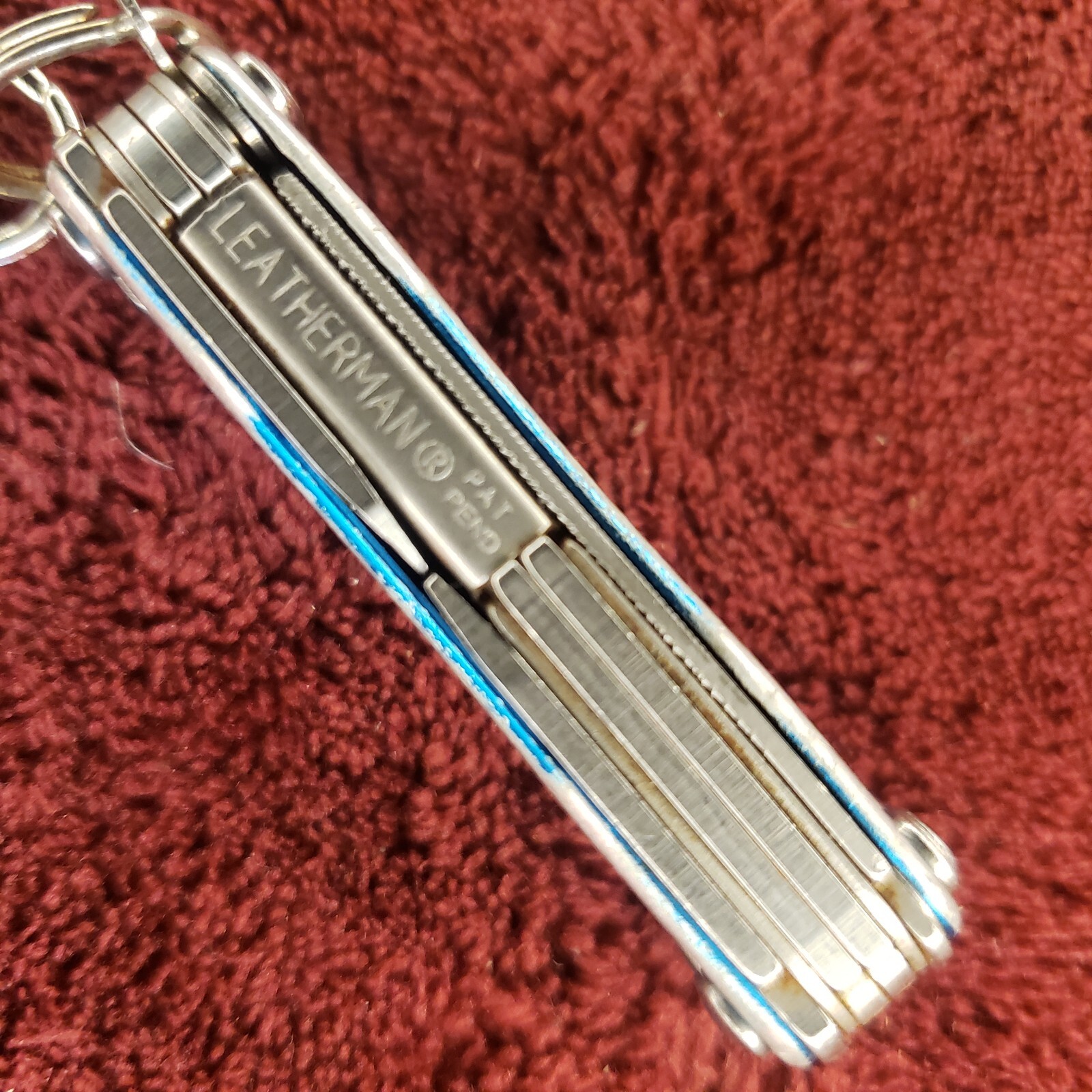 🔪🔪 Leatherman Squirt P4 Multi-Tool Blue Keychain