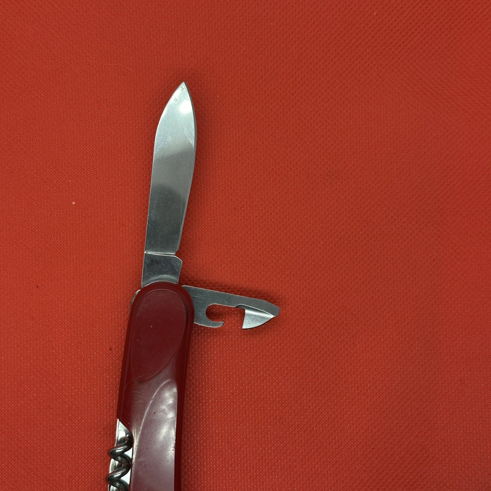 Red Victorinox Delemont Evolution 14 Swiss Army Knife- hunt, hike, fish, EDC!
