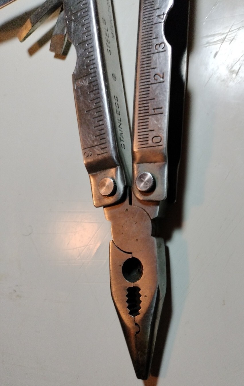 Unbranded 15 Function Stainless Steel Multi-tool With Ruler