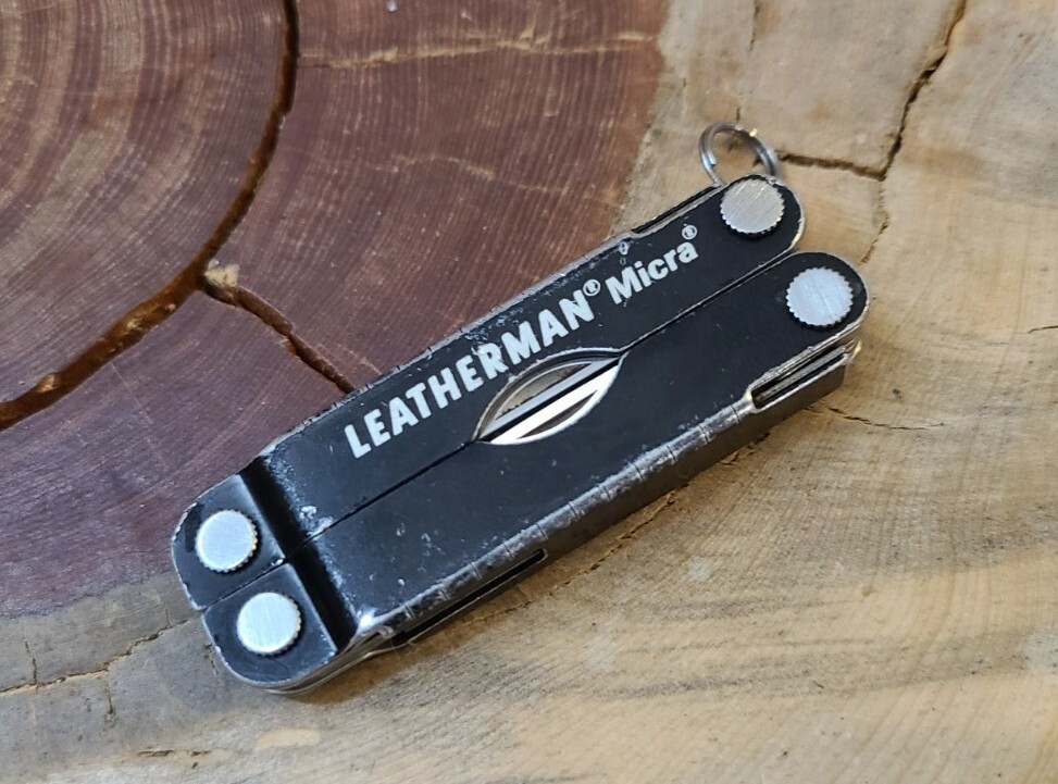 RARE Collectible Leatherman SUPREME MICRA Multi Tool Multitool Knife Black – 220