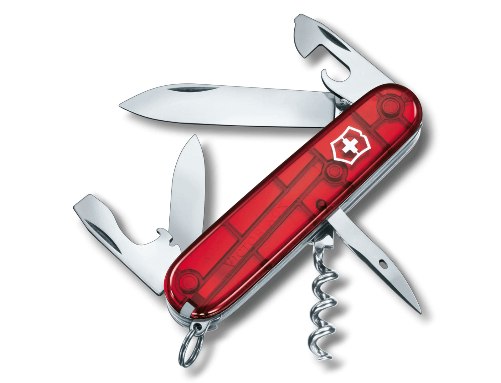Victorinox Swiss Army Knife, Spartan Red Translucent 1.3603.T, New In Box