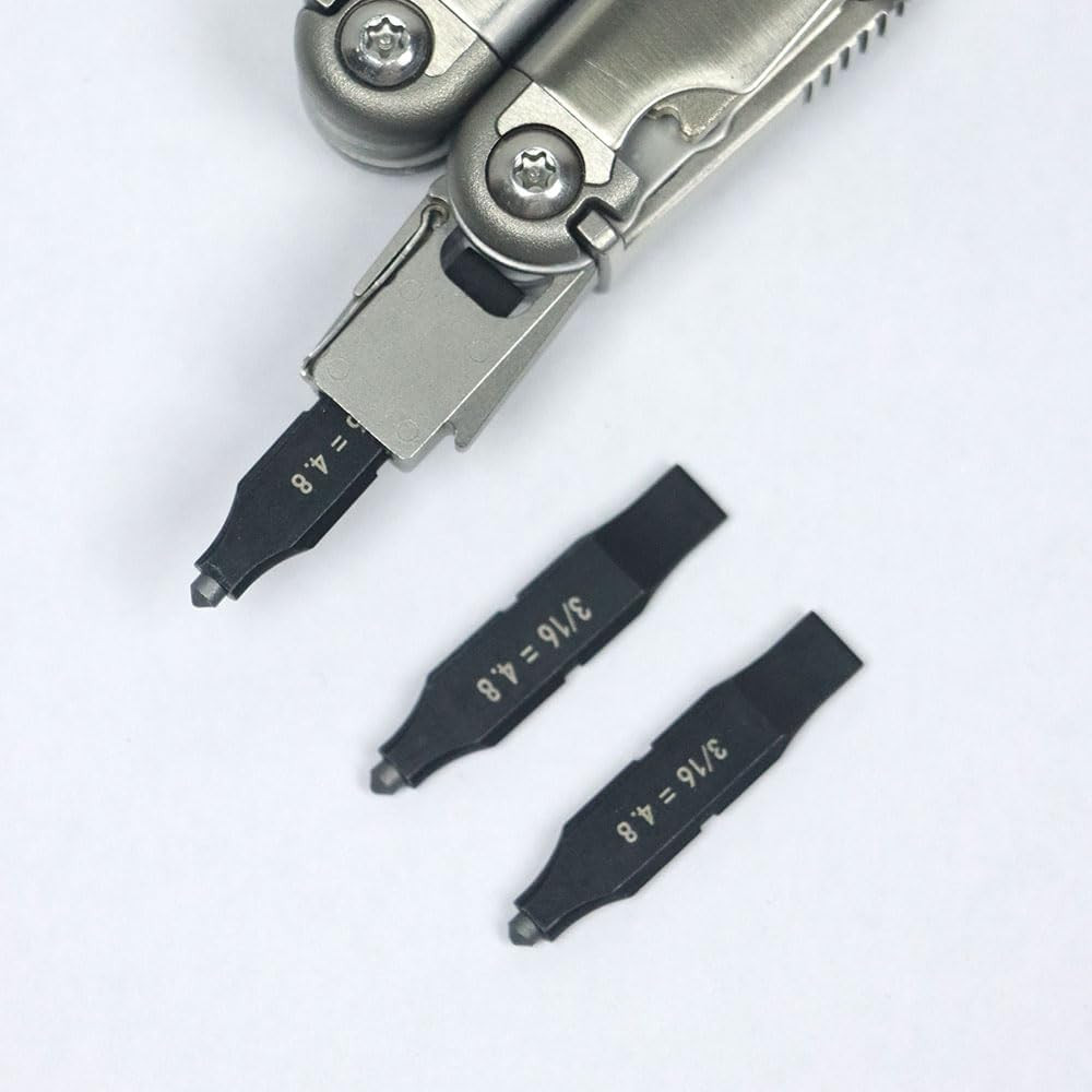 3Pack Glass Breaker Bit Set for Leatherman, Replacement Double-Ended Flat Screwd