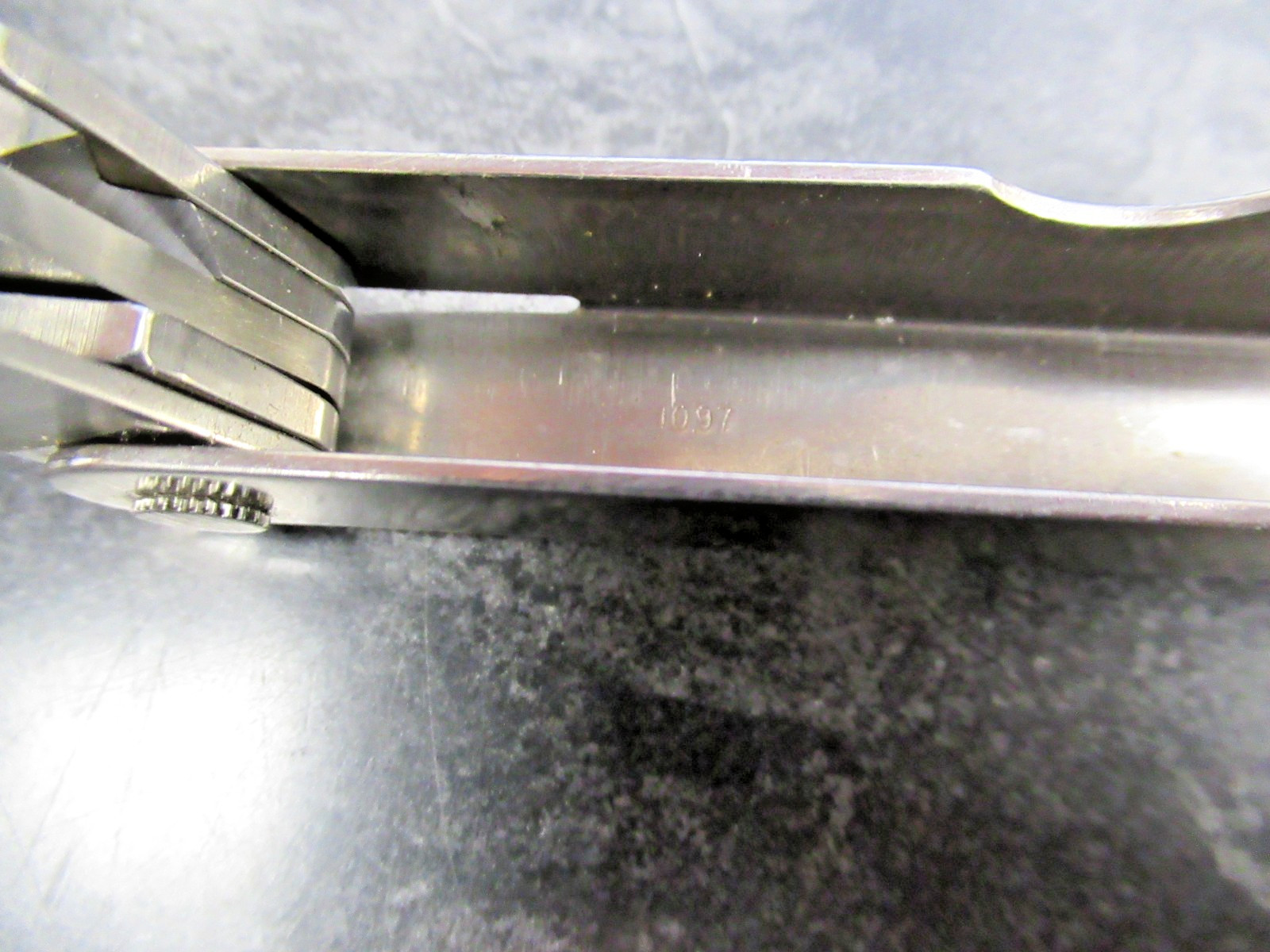 Vintage Pat Pend Leatherman Super Tool & Leather Sheath Excellent! Nice BIN!