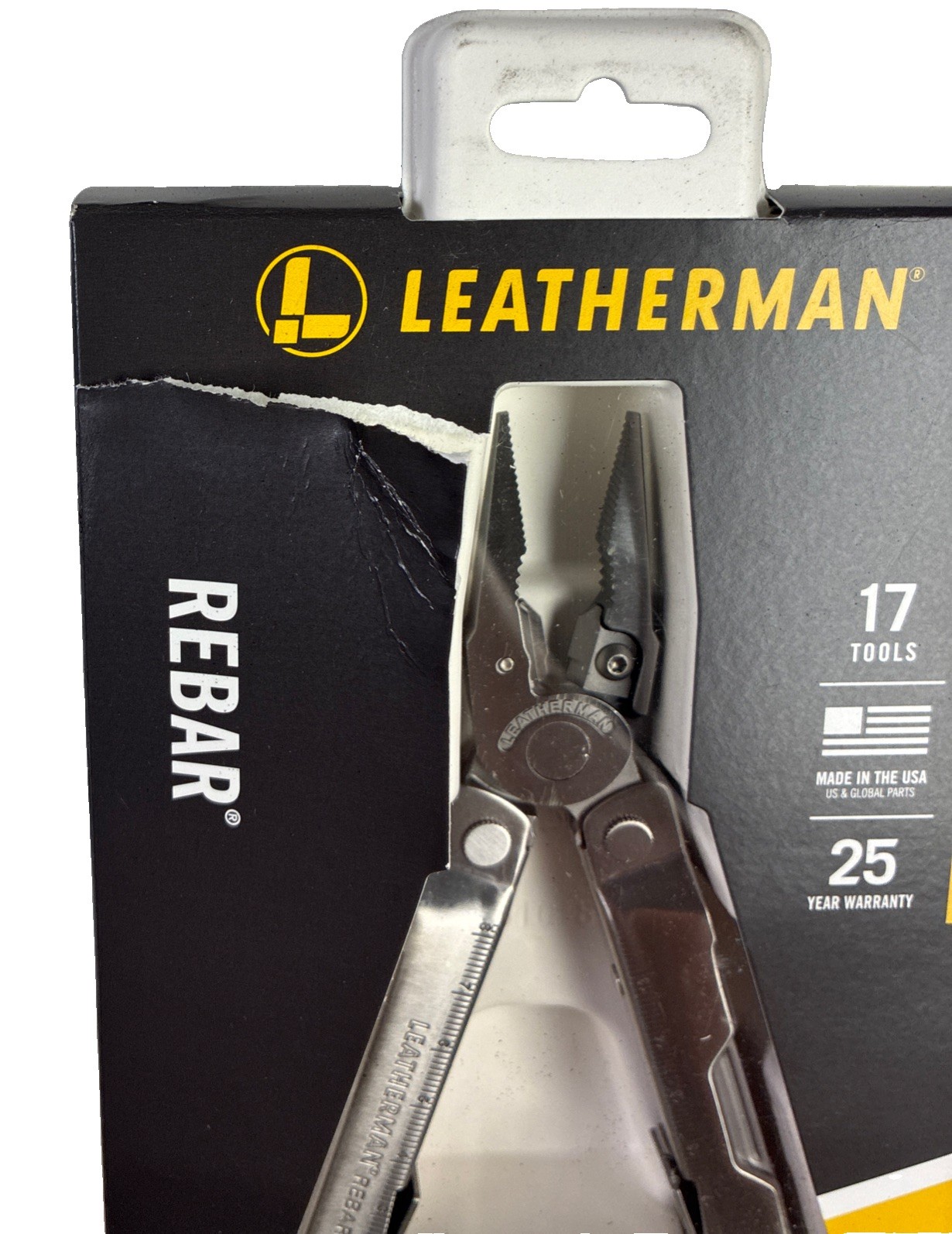 LEATHERMAN Rebar 17-in-1 Multitool W/ Premium Replaceable Wire Cutters & Saw