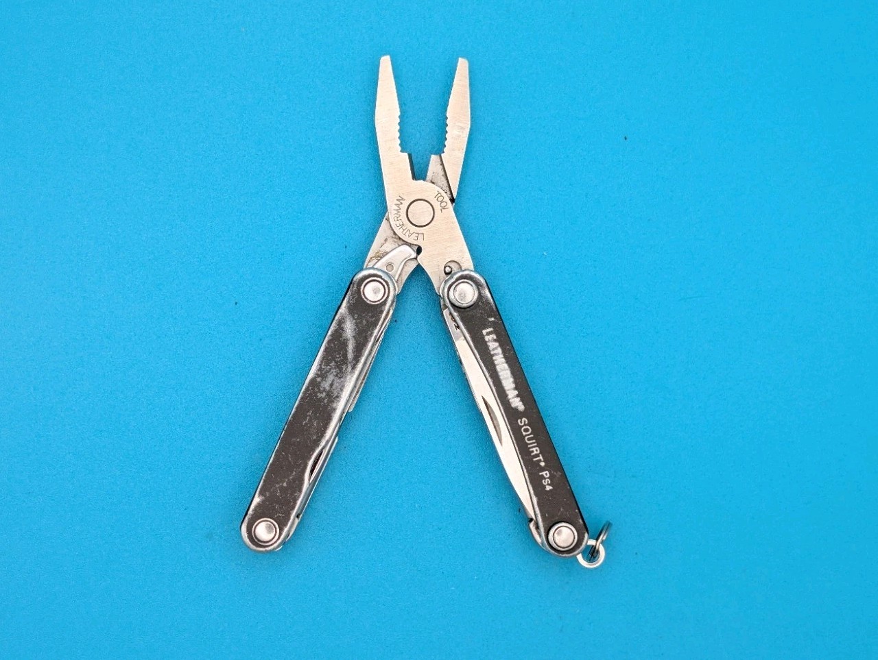 Leatherman SQUIRT PS4 Multi-Tool! BLACK! *broken scissors spring*