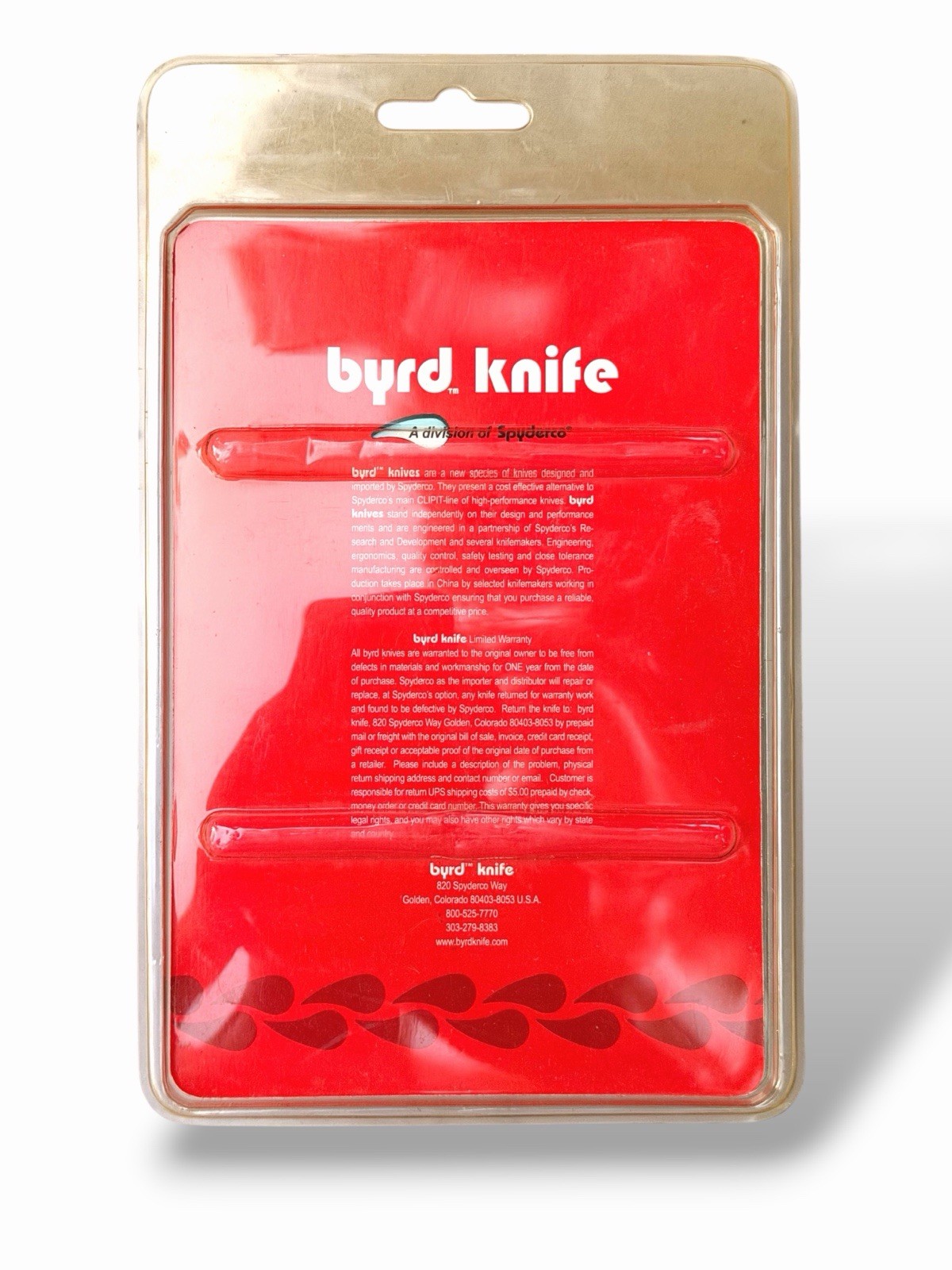 Sealed Discontinued Byrd Knife BY13 8-Tool Harp Multitool Spyderco Leather Case
