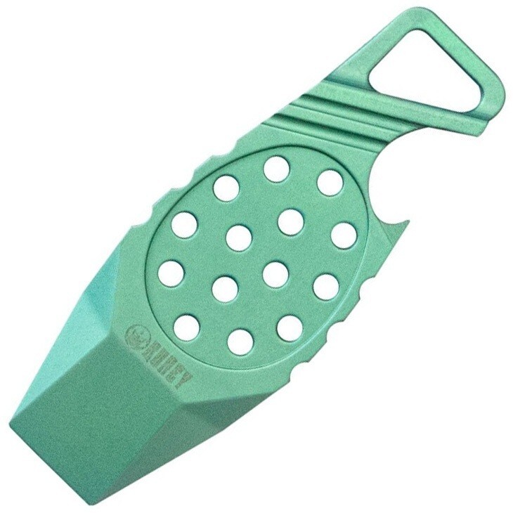 Kubey Green Titanium Multi Tool With Bottle Opener Pry Bar Loop For Lanyards