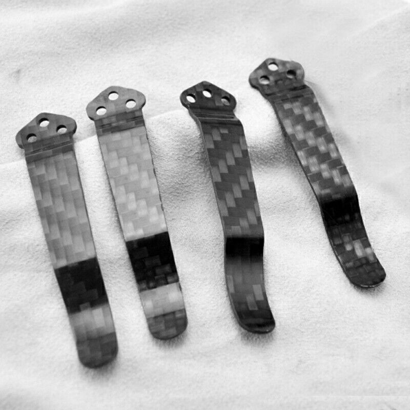 Carbon Fiber Pocket Back Clip for Spyderco C81 Paramilitary 2 C223 C11 C10 Knife