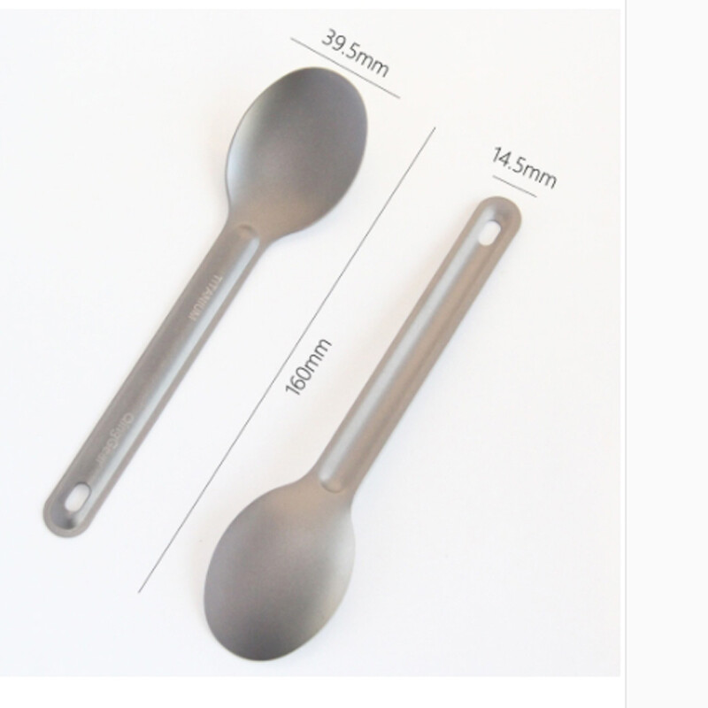 EDC Pure Titanium Tableware Spoon Fork Portable Camping Outdoor Multi Tools