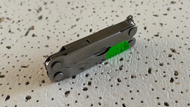 Leatherman Micra PATS PEND MultiTool StainlessSteel Scissors,Knife,Opener Bottle
