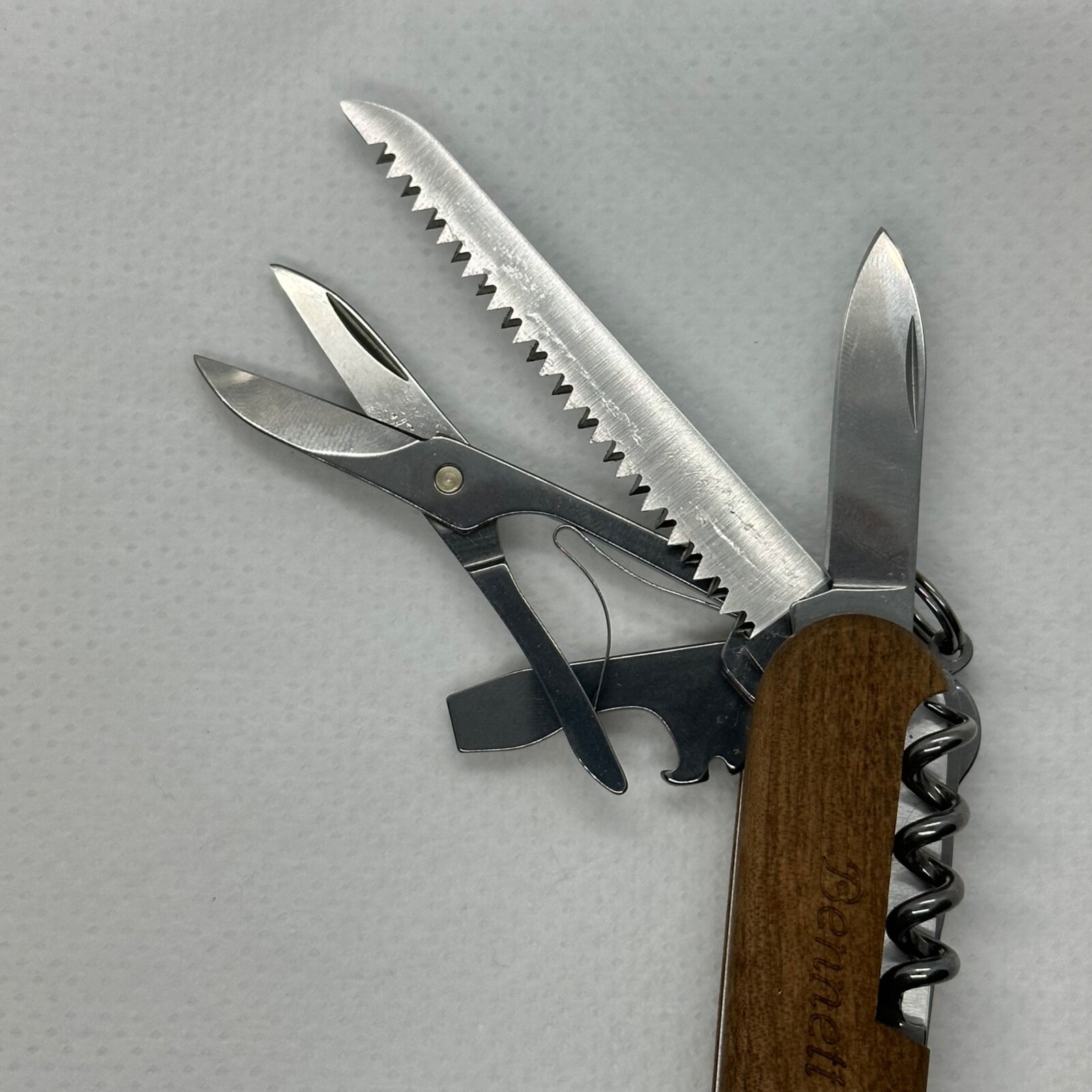 Victorinox Huntsman Wood Swiss Army Knife with Walnut scales- hunt, fish, camp