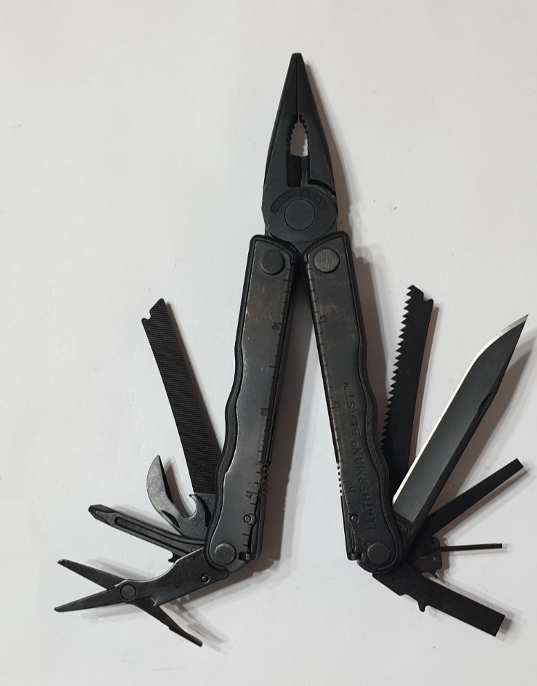 🔥🔥 Leatherman Black BO Blast Multi Tool Military Retired Collectable Rare