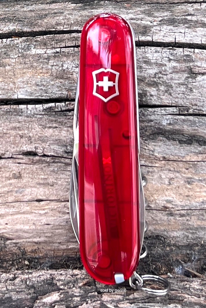 Victorinox Swiss Army Knife, Spartan Red Translucent 1.3603.T, New In Box