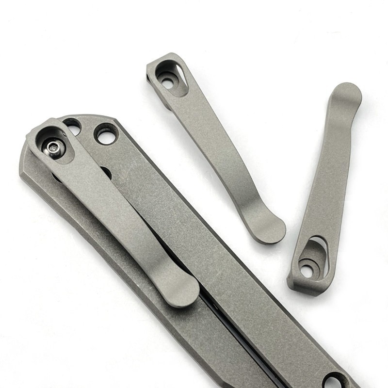 CNC Titanium Pocket Clip for Chris Reeve Sebenza / Umnumzaan Knife
