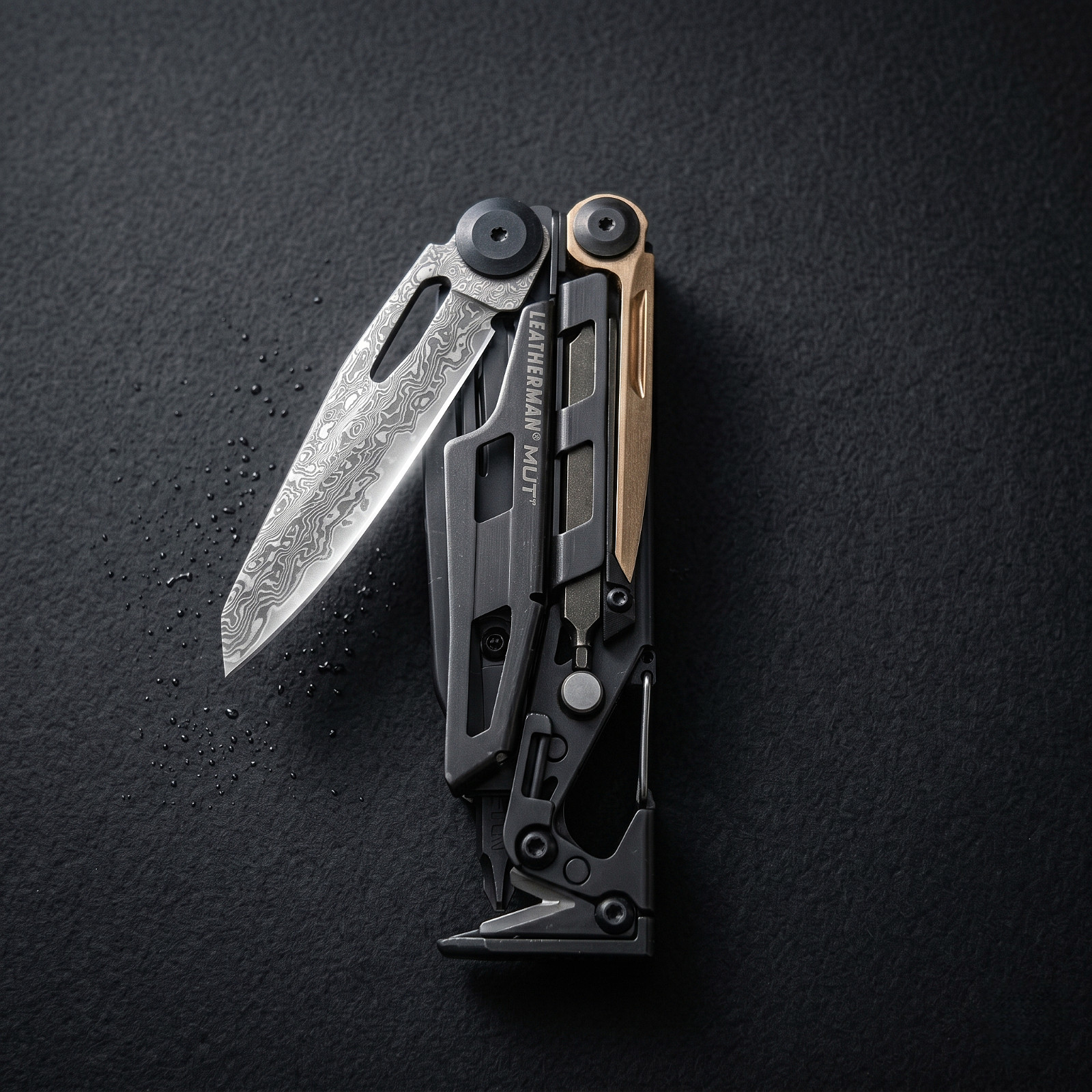 VG10 Damascus Blade for Leatherman MUT / MUT EOD – 60+ HRC, Razor Sharp – Direct