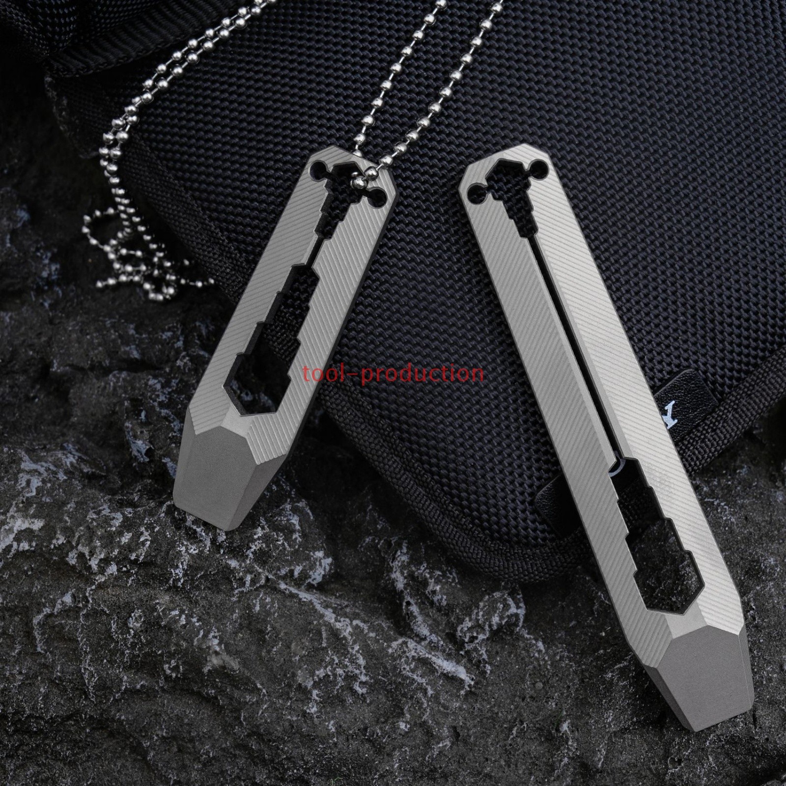 Titanium EDC Mini Pry Bar Keychain Wrench Portable Pocket Tool Perfect quality