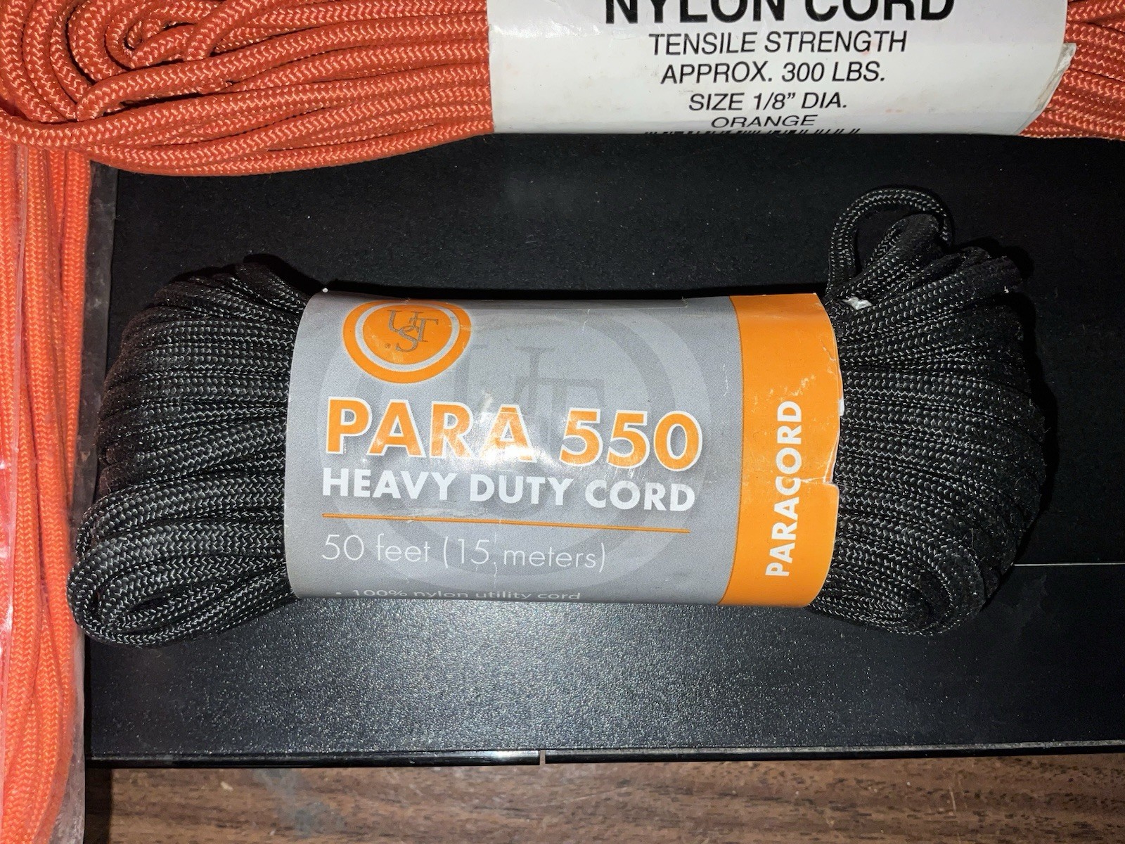 PARACORD 550 200ft (100 + 50 + 50) total UST, REI & Bass Pro Shops NEW