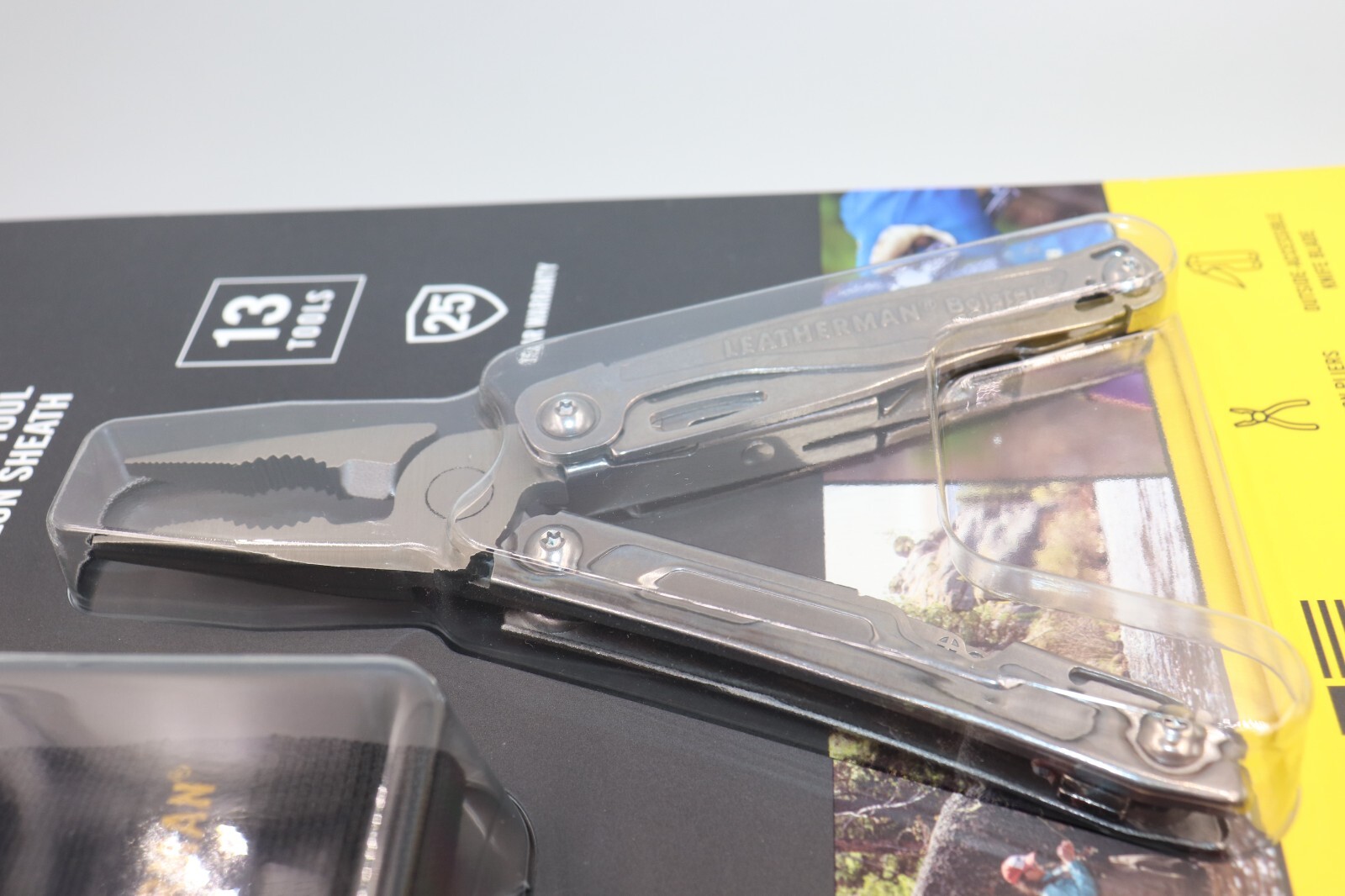 LEATHERMAN BOLSTER 13 TOOL MULTI-TOOL W/SHEATH NIB! 25 YEAR WARRANTY MADE USA