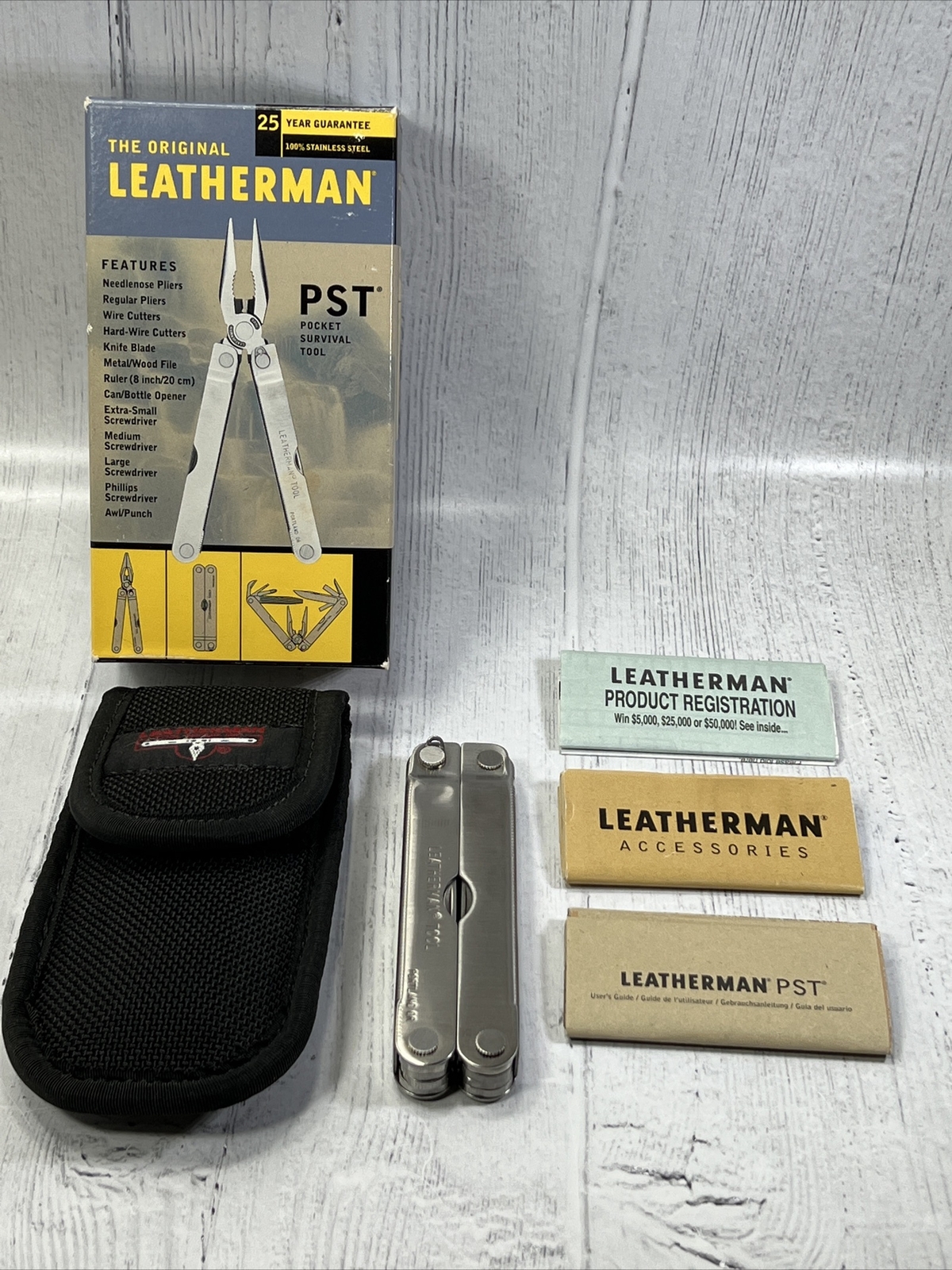 Vintage Leatherman PST w/ Original Nylon Sheath 0902 Collectible New NOS