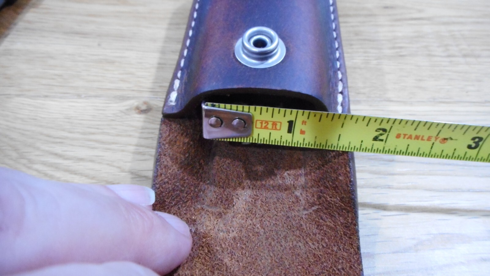 Gerber MP600 or Diesel multi tool leather sheath. Sheath only. Ranger star snap.