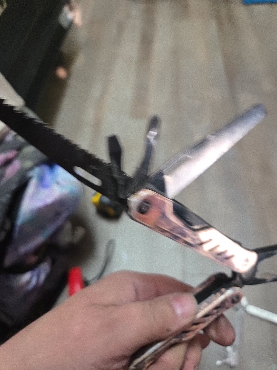 Camo Multi tool Pliers. Used Not Branded