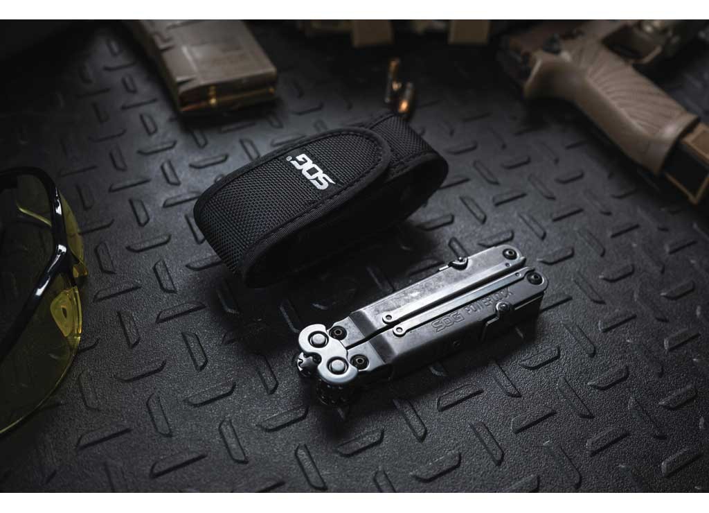 SOG SOG-B63N-CP Powerlock EOD V-Cutter Multi-Tool Black Oxide w/Nylon Sheath