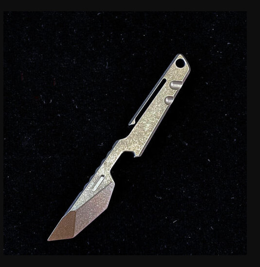 TC4 Titanium Alloy Pocket Multi Tools Bottle Opener Cutter Outdoor EDC Tool
