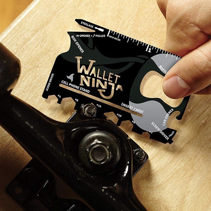 Original Wallet Ninja 18-in-1 Credit Card Multi-tool – Pocket EDC Tool Card! New