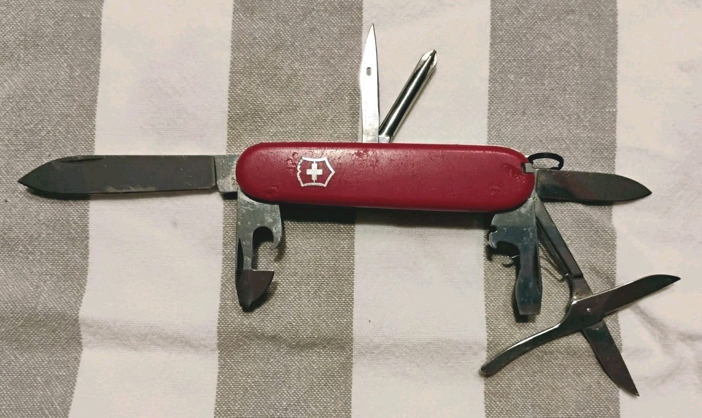 Swiss Army Victorinox Officer Suisse 7 Blade Tool Pocket Knife Original Survival