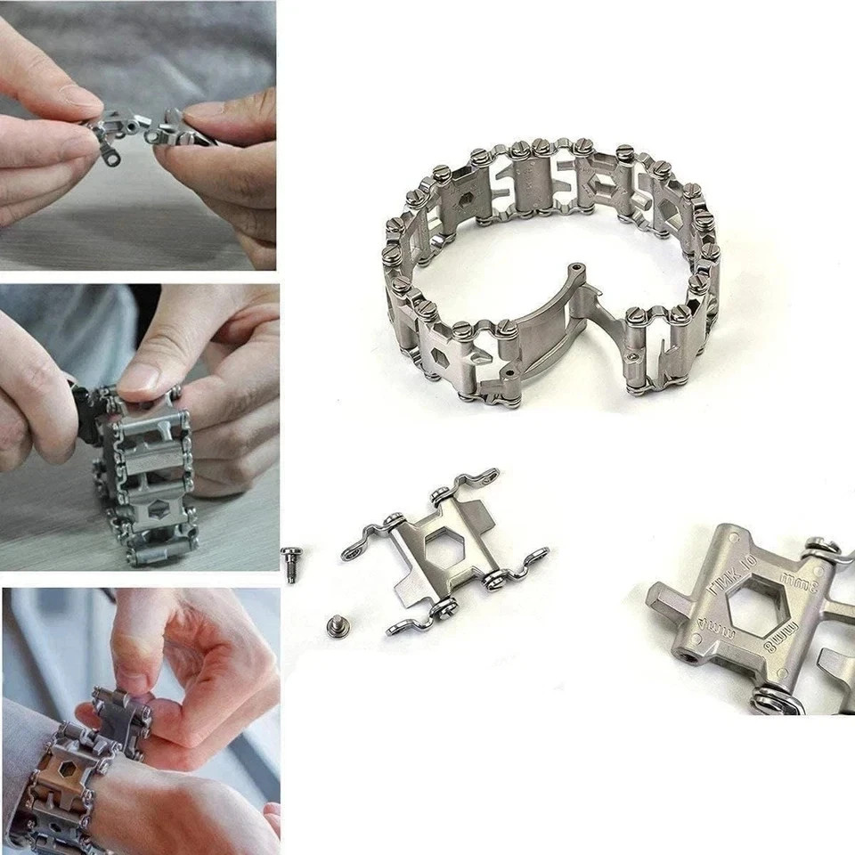29-in-1 Men’s Stainless Tool Bracelet for LEATHERMAN TREAD