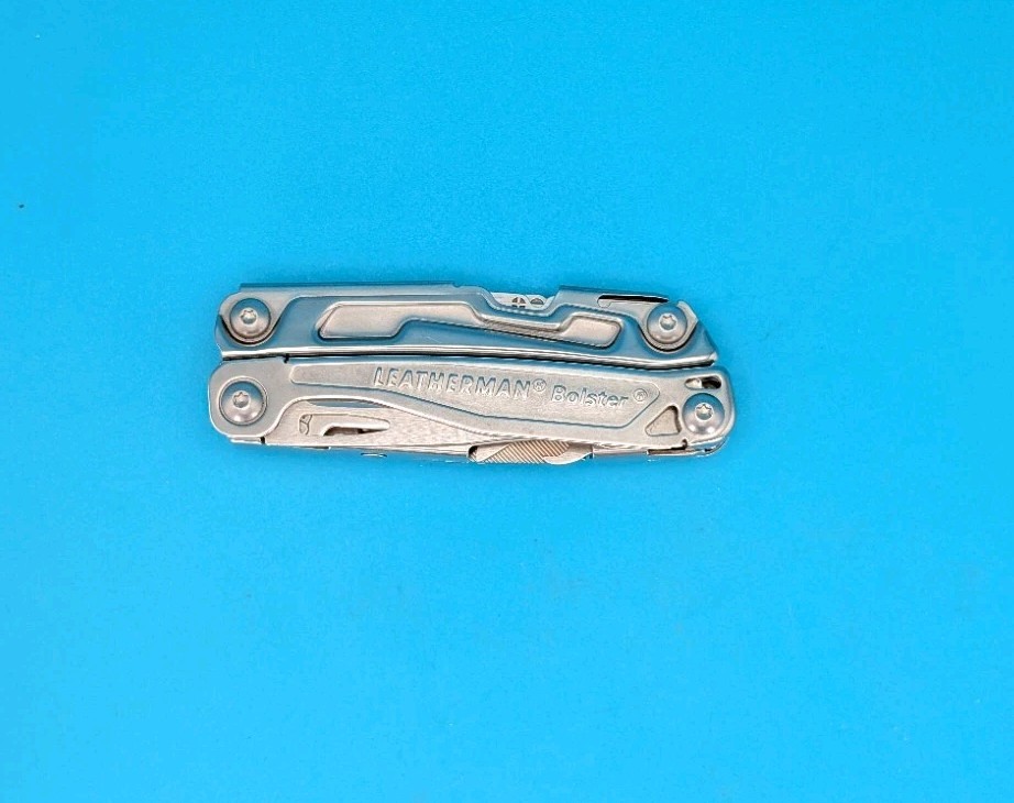 Leatherman Bolster 13 Tool Stainless Steel Multi-Tool! WITH SHEATH! NICE!