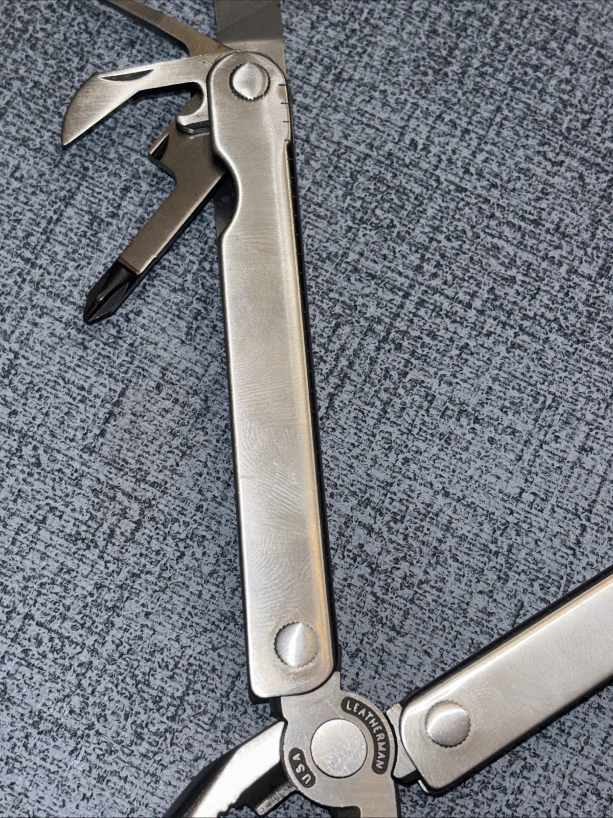 Vintage Original Leatherman Tool US Leather Sheath Great Condition