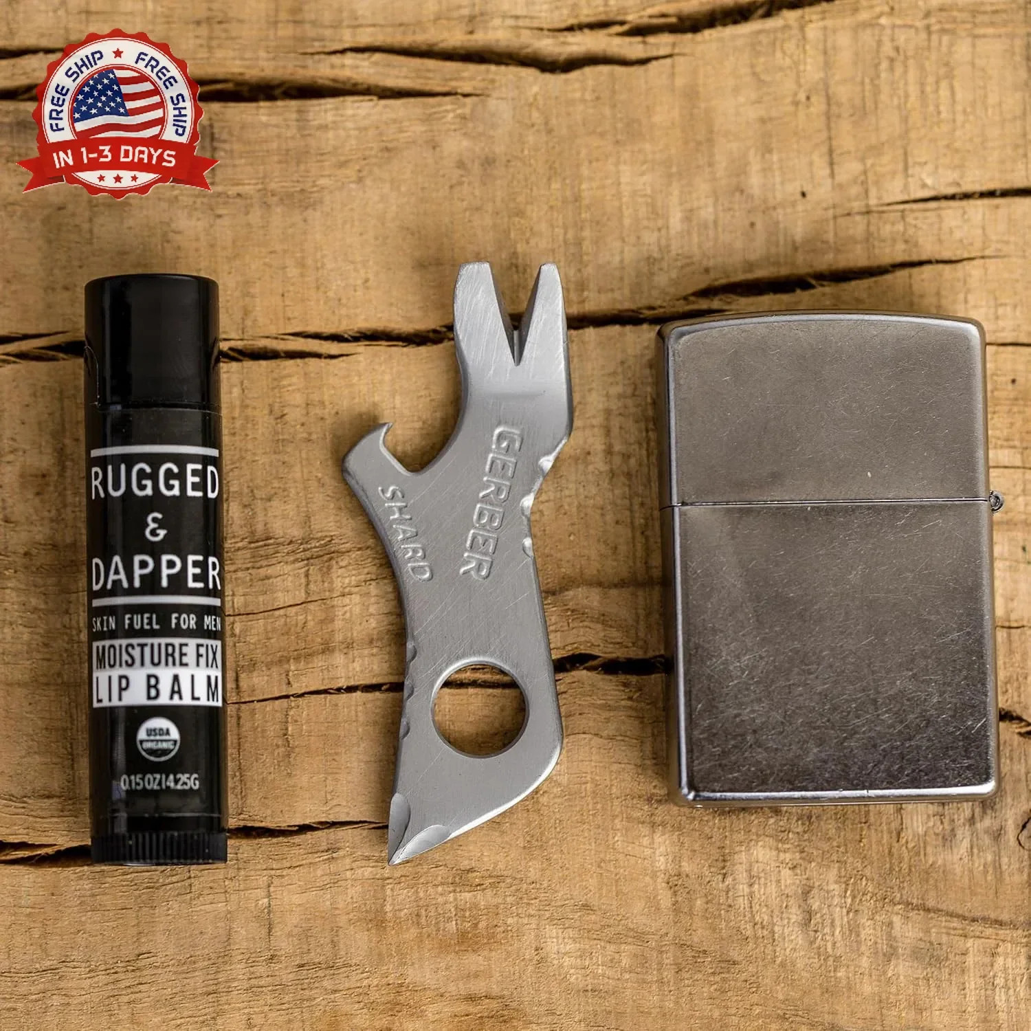 Gerber Gear Shard 7-in-1 Keychain Multitool – Screwdriver, Bottle Opener, EDC Co