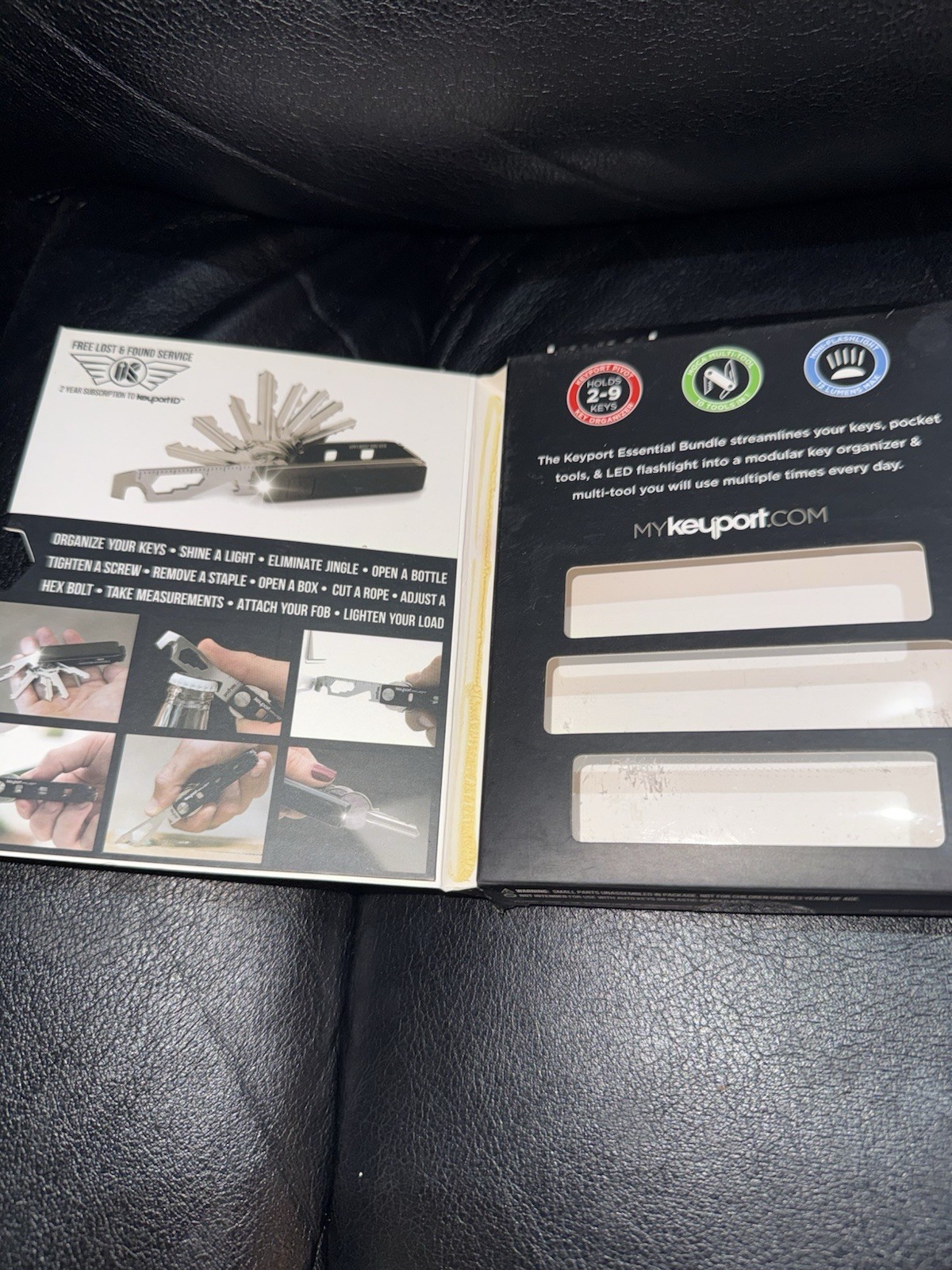 Keyport Pivot Essential Bundle Key Holder Multi Tool & Flashlight New Open Box