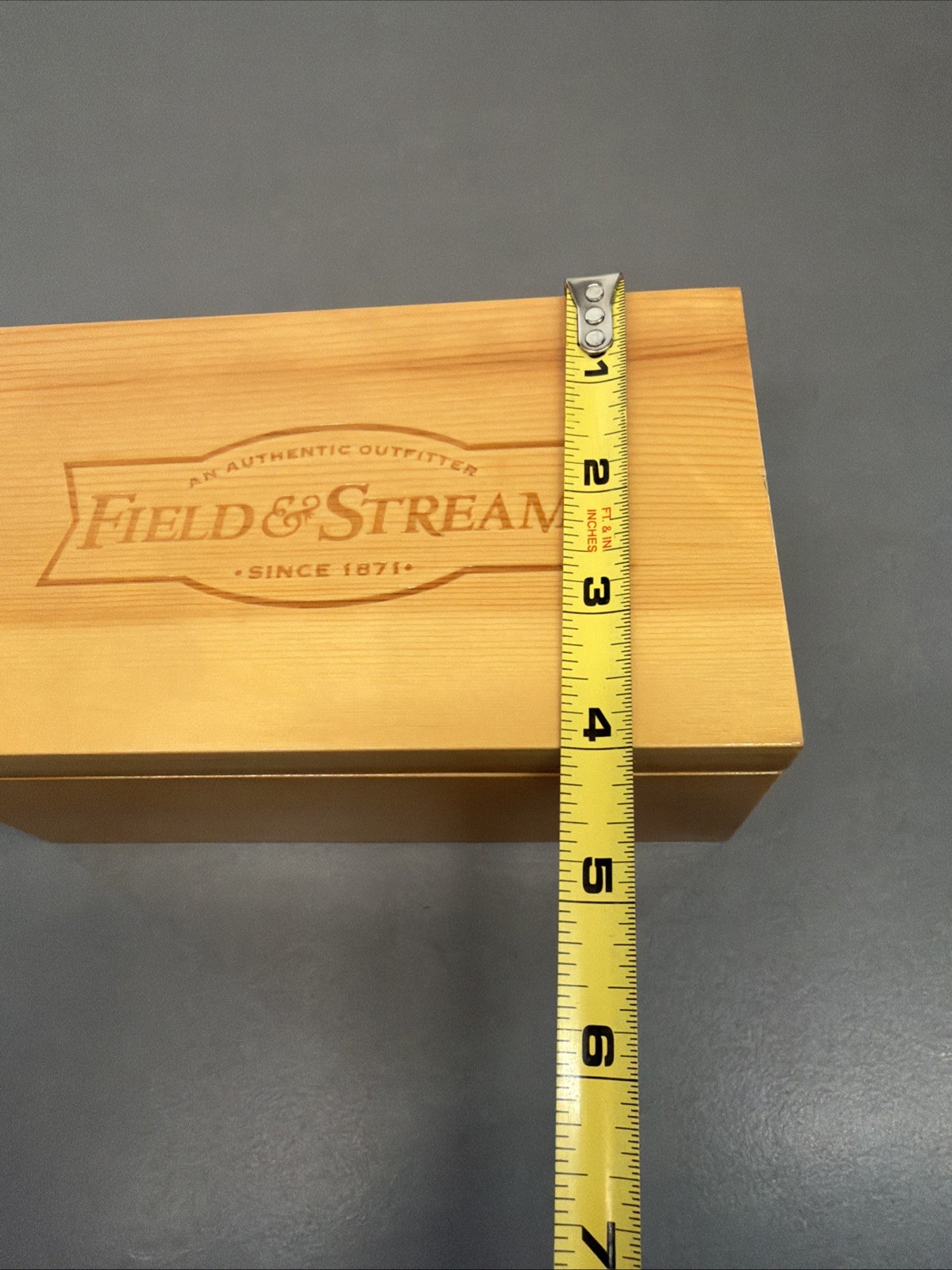Field & Stream Multi Tool 10 Function In Wooden Box Bt17