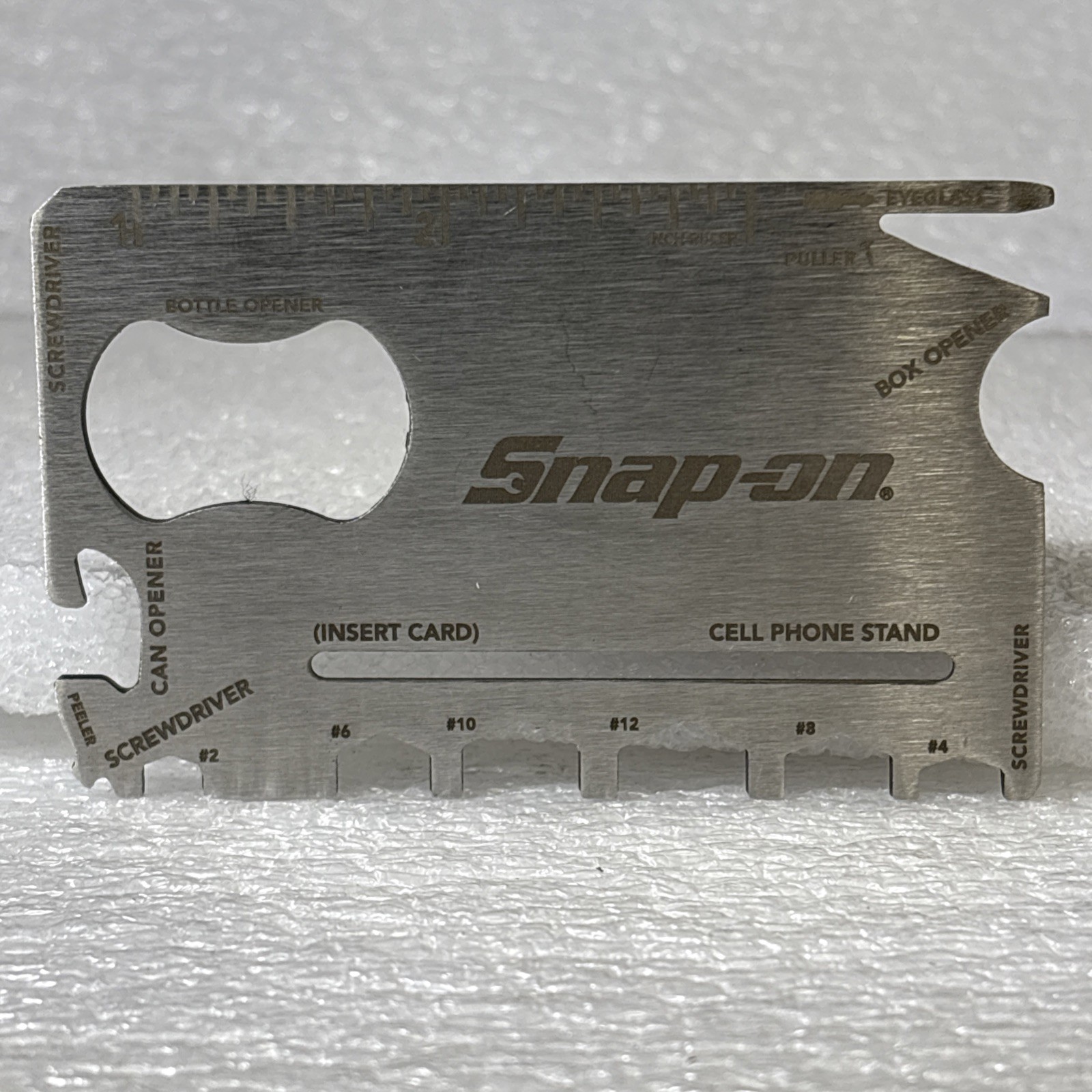 Snap-on Wallet Multi Tool- 18 in 1 Credit Card Multitool Card
