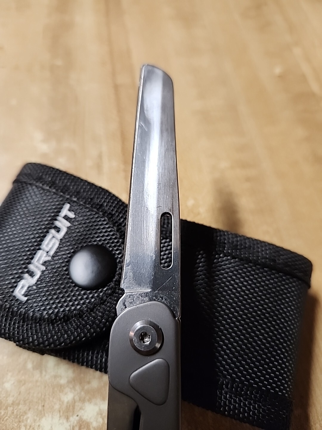 Pursuit Multi-tool W/ Belt Sheath 10 Tools Wire Cutters / Spring Assisted Open