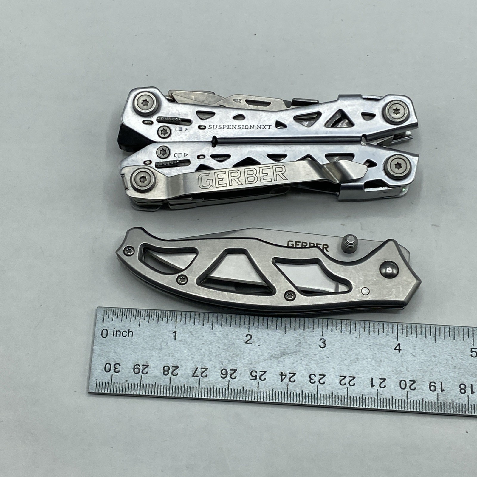 Gerber Suspension NXT & Paraframe I Knife Combo – Silver