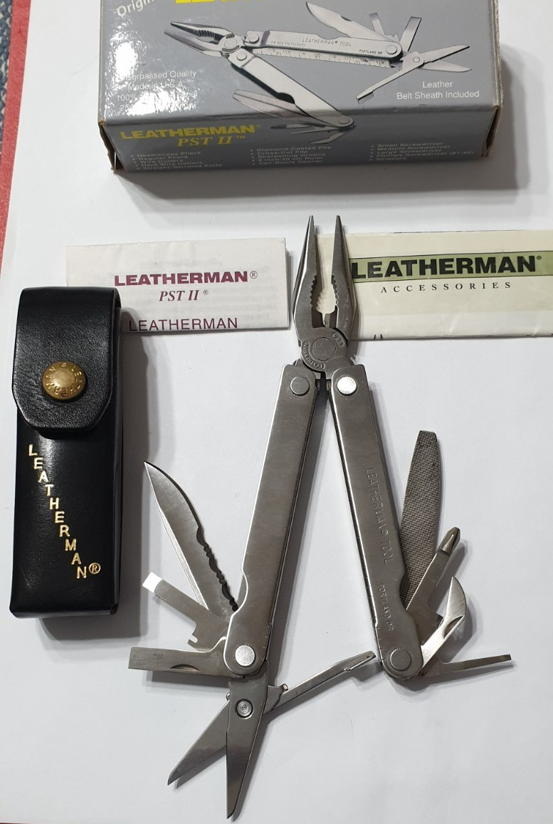 🔥 2X Leatherman PST and PST II Stainless Multi-Tool New in Box Rare Collectable