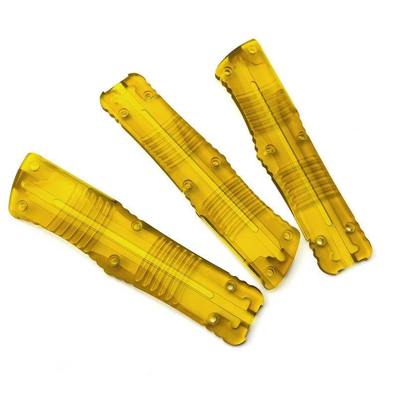 1PC Clear Acrylic Handle Scale for Combat Troodon Style Knife DIY Replacement