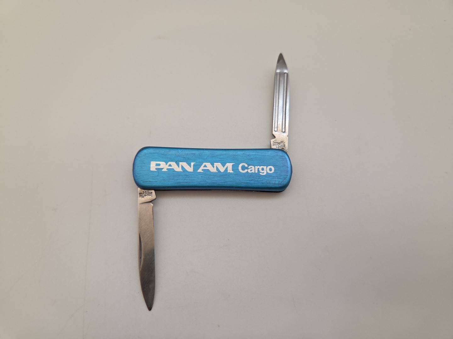 Pan American Airline Victorinox Cargo Pocket Pal Folding Knife 2 SS Blades