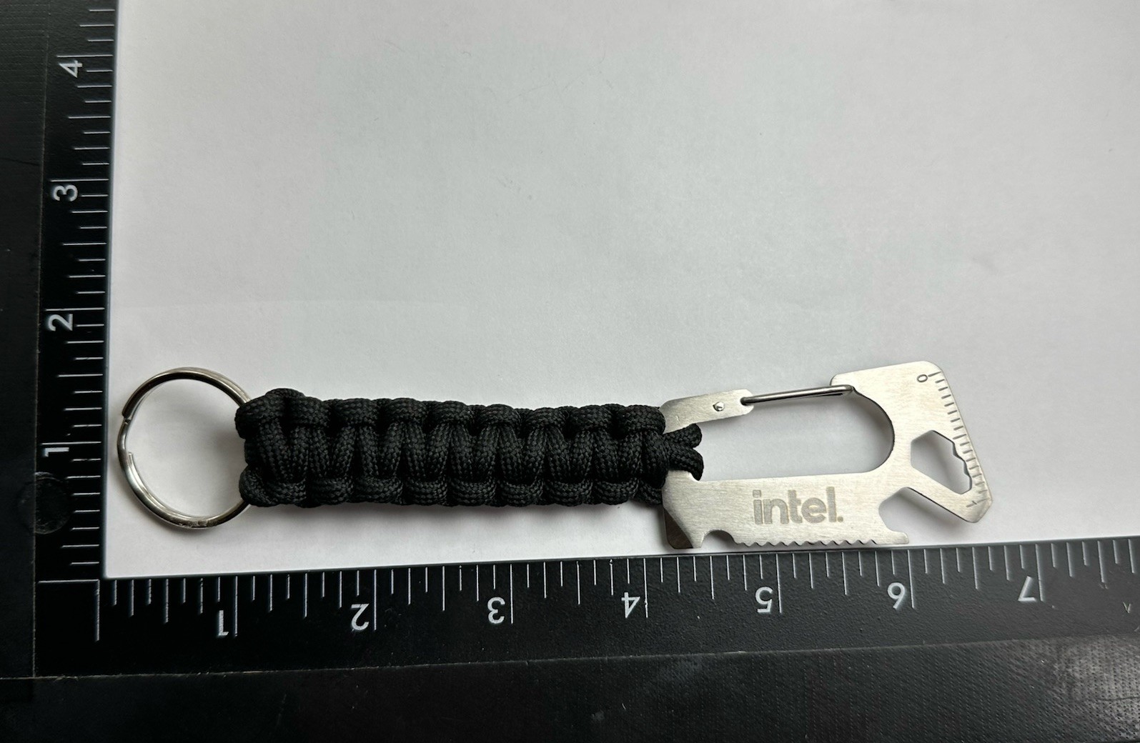 Bass Camp Peak Carabiner Multi-Tool Stainless Black Paracord Intel New Lot of 3