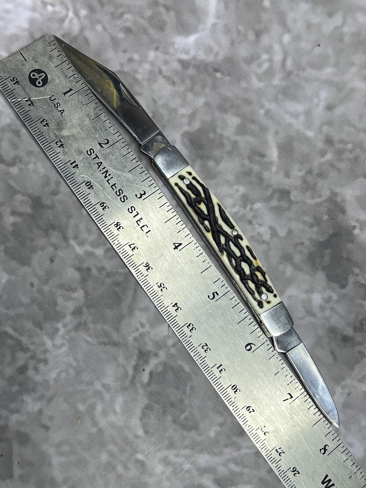 Ozark Trail 2 Blade Pocket Tactical Camping Folding Army Knife 1708