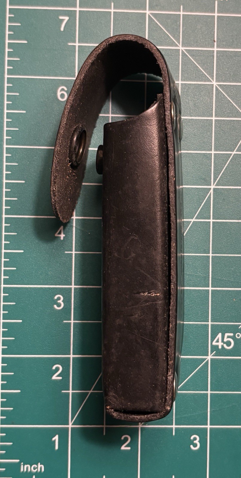 USA Vintage Gerber Multi Tool Early Production Basket Weave Leather Sheath Only