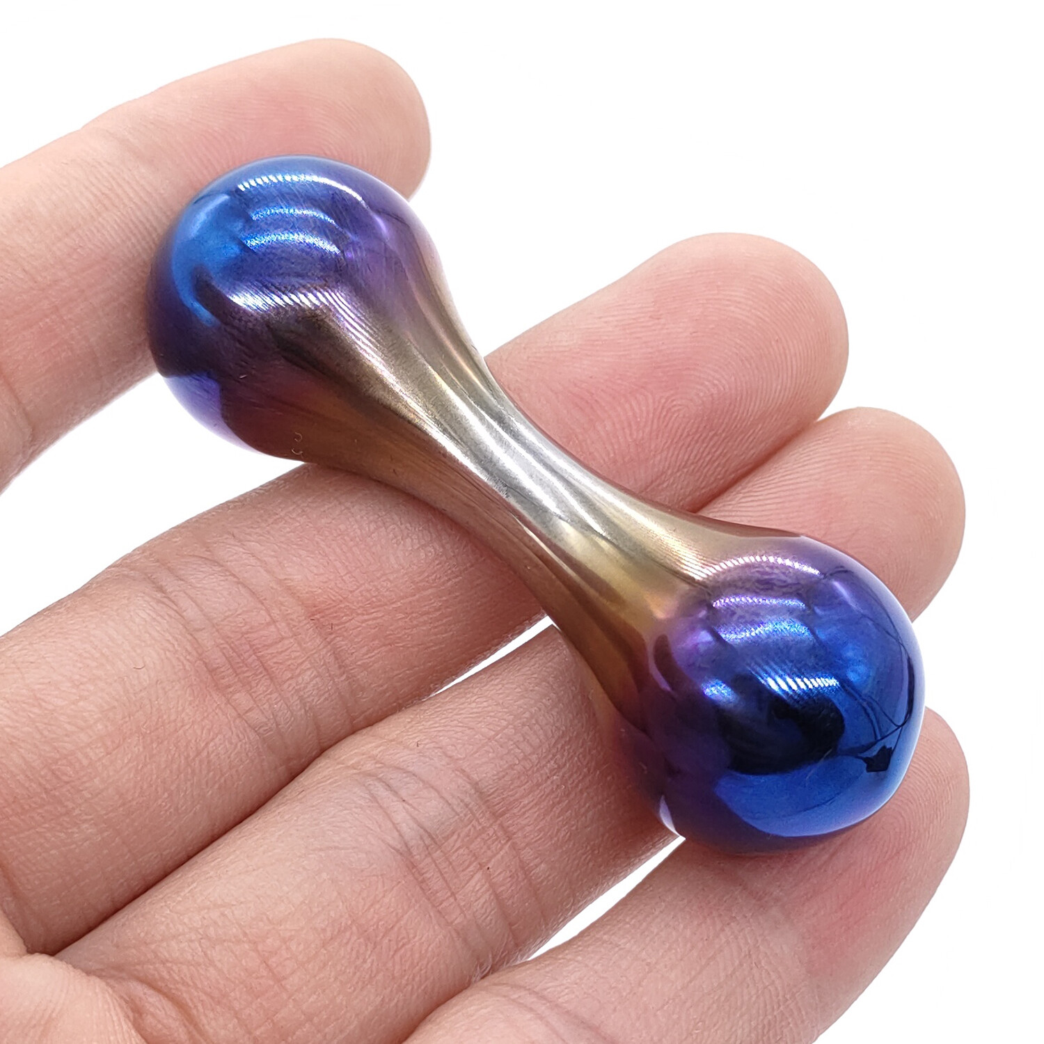 EDC Solid Titanium Decompression Finger Top Begleri Skill Stress Knucklebone Toy