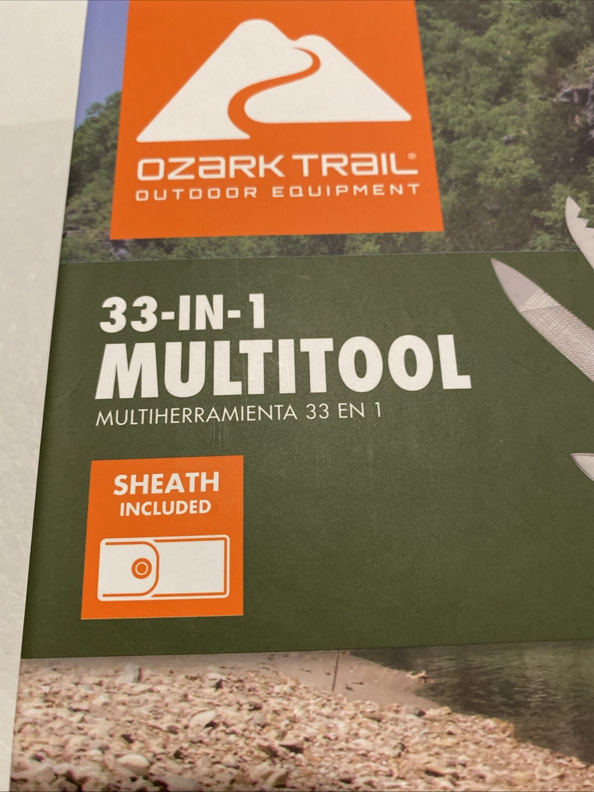 Ozark Trail Army Knife 33-In-1 Multitool. Survival Tool Pocket Knife Fishing